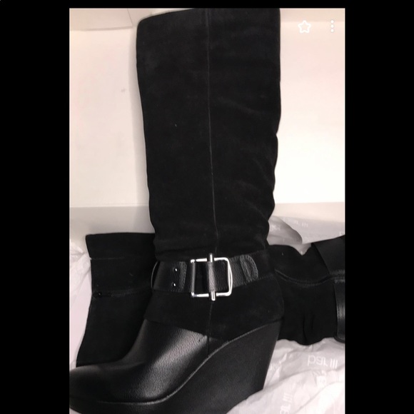 Women’s wedge boots size 10 Gently Used Bar III - Picture 2 of 4